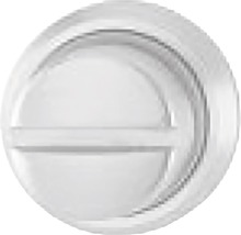 PERTURA 1000 Rozet rond met WC-/badkamersluiting wit