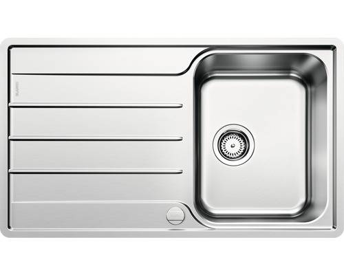 Roestvrijstalen spoelbak met afdruiprek