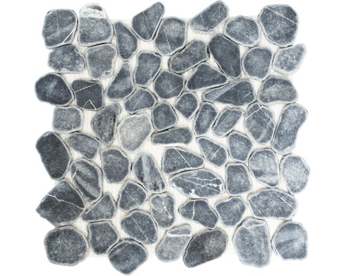 Mozaïektegel natuursteen XKS 402 zwart 30x30 cm