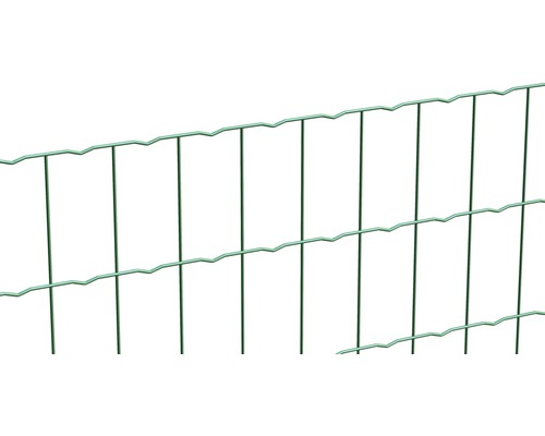 Detailopname van een dubbelstaafmat hek