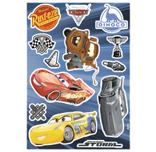 Stickerblad met verschillende motieven uit de film Cars