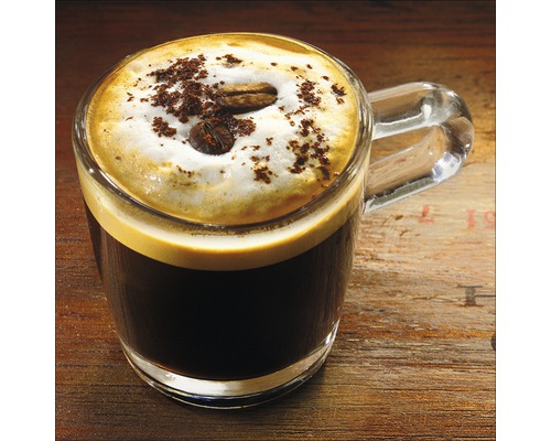 PURE LIVING Schilderij glas Coffee Arabica I 30x30 cm