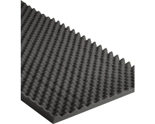 NMC Noma®Accoustic schuimvulling 25mm(0,50m x 1,00m) 2 stuks Akoestisch schuimplaat met noppenstructuur voor geluidsabsorptie