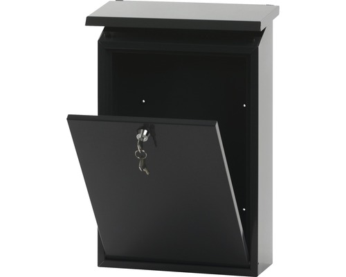 Geopende brievenbus met sleutel voor wandmontage