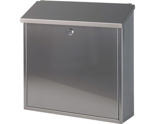 Roestvrijstalen brievenbus met slot