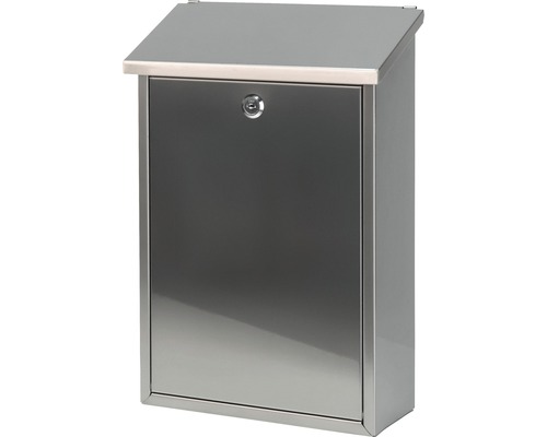 Roestvrijstalen brievenbus met slot