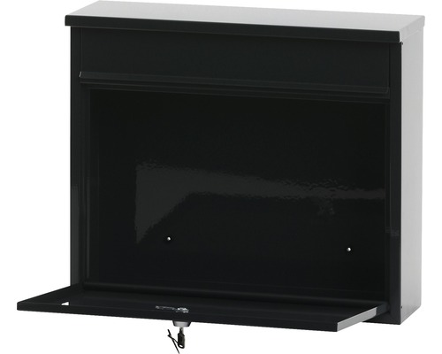 Geopende brievenbus met slot