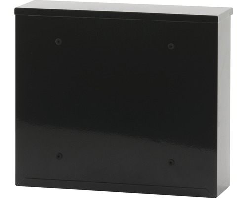 Zwarte brievenbus voor wandmontage