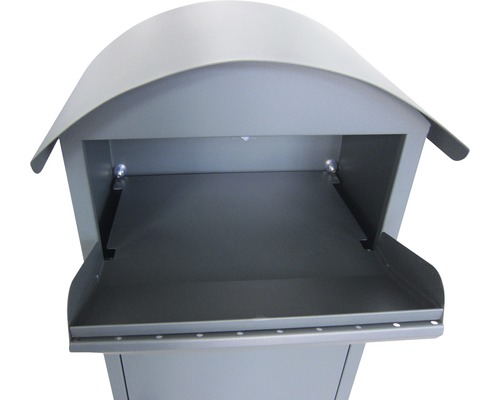 Geopende brievenbus van metaal