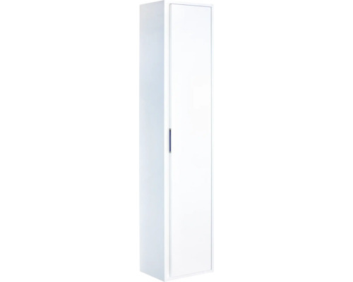 Smalle badkamer hoge kast met één deur