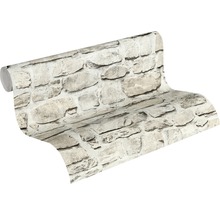 Behangrol met stenen muurpatroon