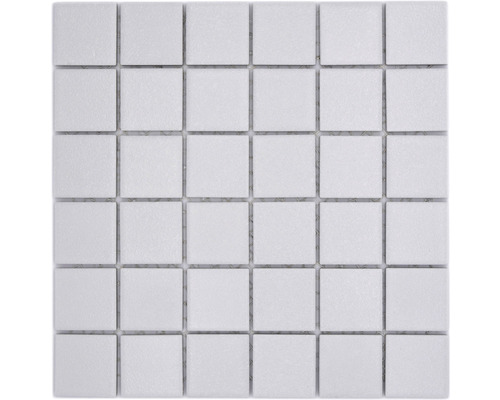 Mozaïektegel keramisch SAT 302 uni wit 30x30 cm antislip Vierkante mozaïektegel van aardewerk