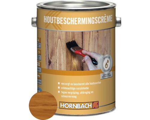 HORNBACH Houtbeschermingscrème teak 2,5 l