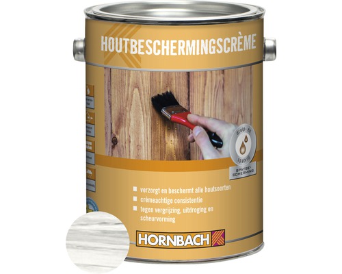 HORNBACH Houtbeschermingscrème wit 2,5 l