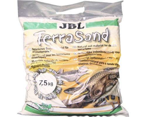 JBL Terrarium bodembedekking zand wit 7,5 KG JBL TerraSand bodembedekking voor woestijnterraria, 7,5 kg