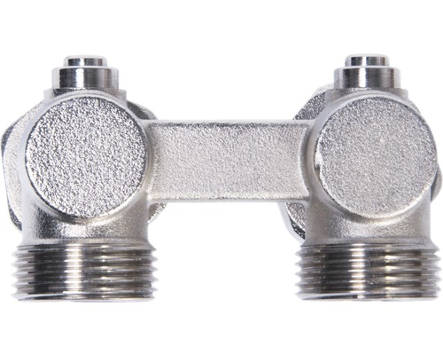 Dubbele aansluitklep van metaal