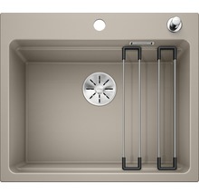 Spoelbak van composietmateriaal met afdruiprek