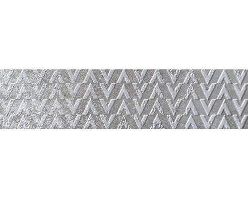 Decoratietegel wand Brickbold grijs decor 8x33,15 cm