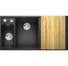 Spoelbak met afdruipvlak en snijplank