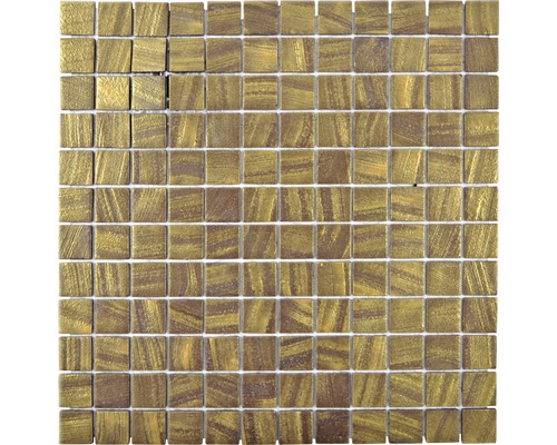 Mozaïektegel glas Tina 05 goud 31,5x31,5 cm