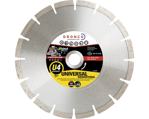 Dronco diamantzaagblad voor universele bouwmaterialen