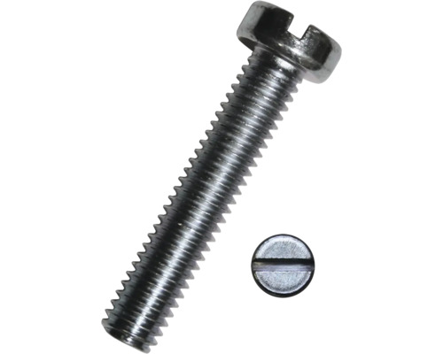DRESSELHAUS Cilinderschroef 2,5x16 mm DIN 84 galv. verzinkt, 100 stuks Metalen schroef met sleuf