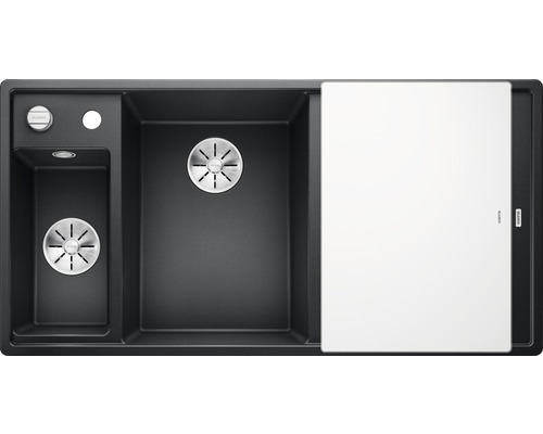 BLANCO Spoelbak AXIA III 6 S antraciet 51 x 100 cm Spoelbak met afdruiprek en snijplank