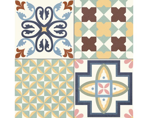 Keramische tegels met verschillende patronen