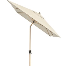 Tuinparasol met houten standaard en slinger mechanisme