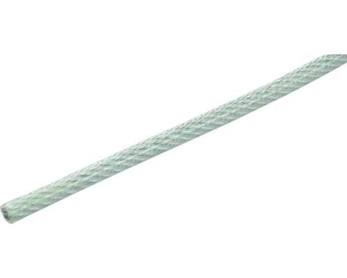 PÖSAMO Staaldraad geplastificeerd Ø 5 mm verzinkt, 10 meter Stalen draadkabel
