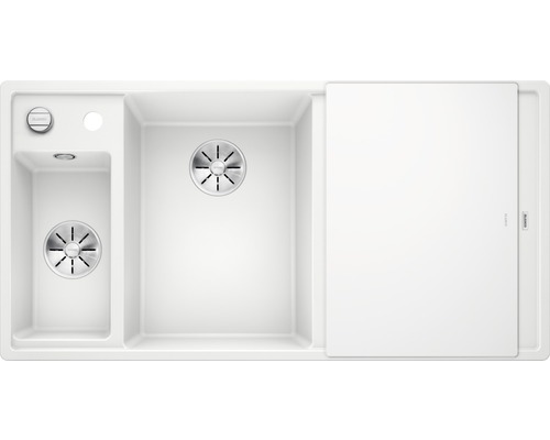 BLANCO Spoelbak Axia III 6 S wit 51x100 cm Spoelbak met afdruiprek