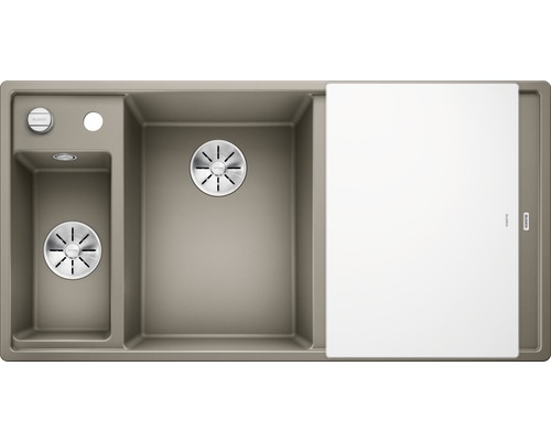 Spoelbak met afdruiprek en snijplank