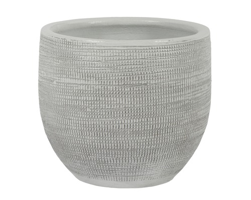 Bloempot Le Havre ronde vorm wit Ø39 cm h35 cm Bloempot Le Havre ronde vorm wit Ø39 cm h35 cm