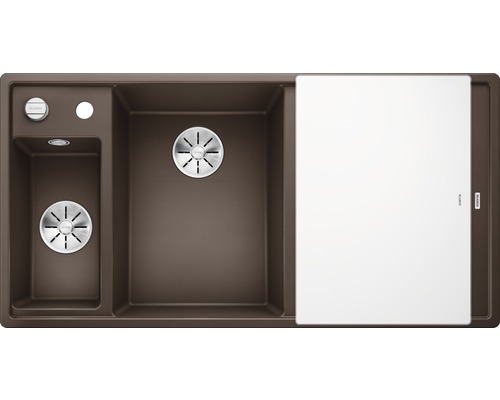 Spoelbak met afdruiprek en snijplank