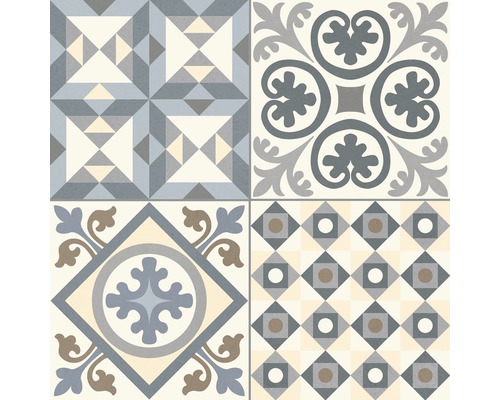 Tegels met diverse patronen