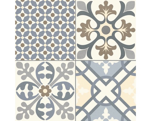 Tegels met diverse florale en geometrische patronen