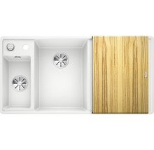 Spoelbak met afdruipvlak en snijplank