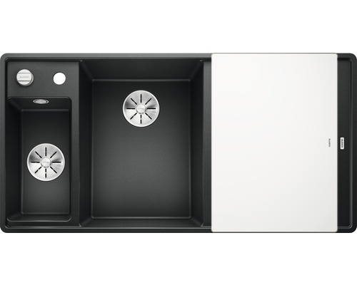 Spoelbak met afdruiprek en snijplank