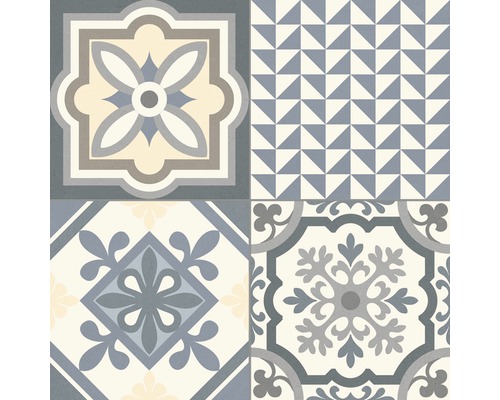 Decoratieve tegel met verschillende patronen