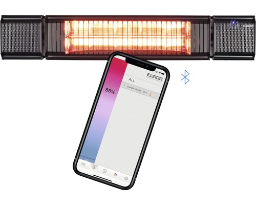 Infraroodstraler met smartphone app bediening