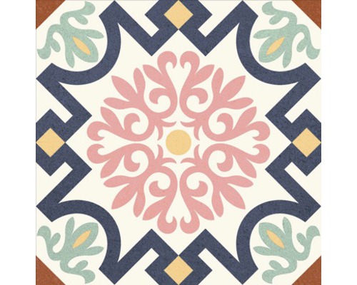 Tegel met geometrisch patroon