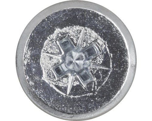 Gedetailleerde weergave van een schroefkop