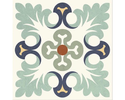 Decoratieve tegel met bloemmotief