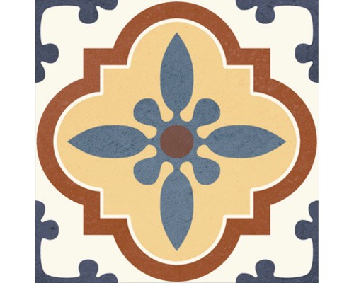 Decoratieve tegel met bloemmotief voor binnenshuis