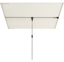 Rechthoekige parasol met parasolvoet