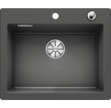 Spoelbak van graniet met afvoergarnituur