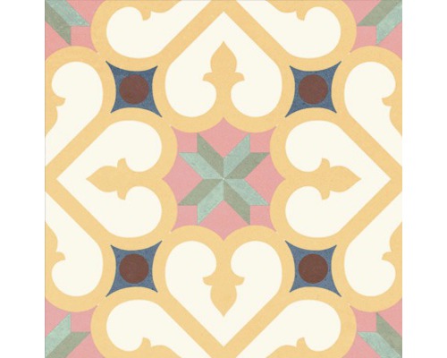 Decoratieve tegel met geometrisch patroon