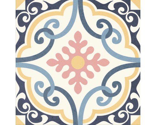 Decoratieve tegel met bloemmotief