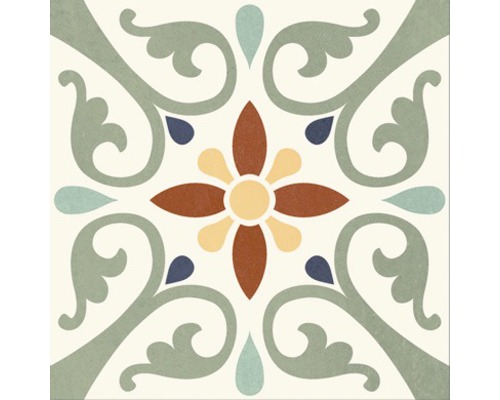 Decoratieve tegel met bloemmotief