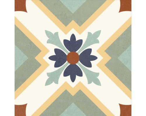 Decoratieve tegel met bloemmotief voor binnenshuis